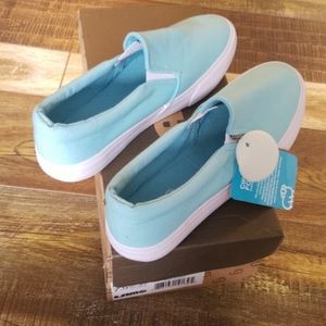 NWT Turquoise slip ons